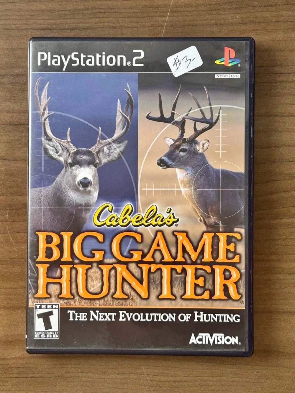 Cabela's Big Game Hunter Sony PlayStation 2 PS2 2002 CIB Disc Manual Case